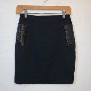 The Kooples black pencil skirt